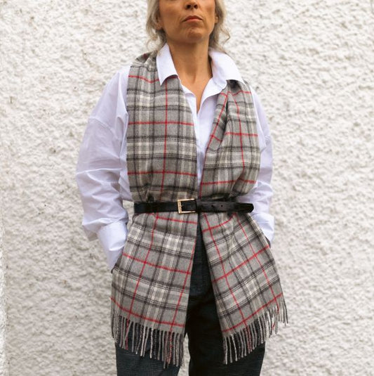Bufanda escocesa Grey