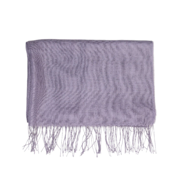 Chal liso Silver Rose