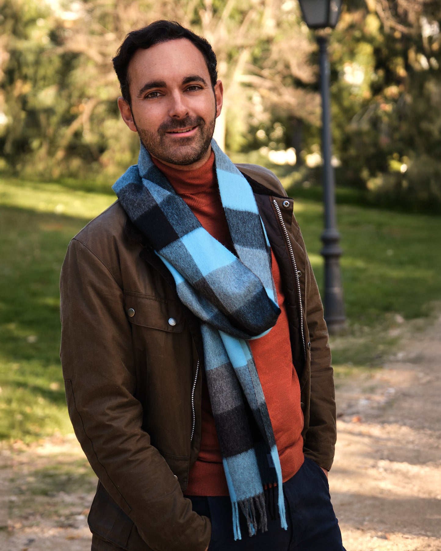 Bufanda buffalo Turquesa