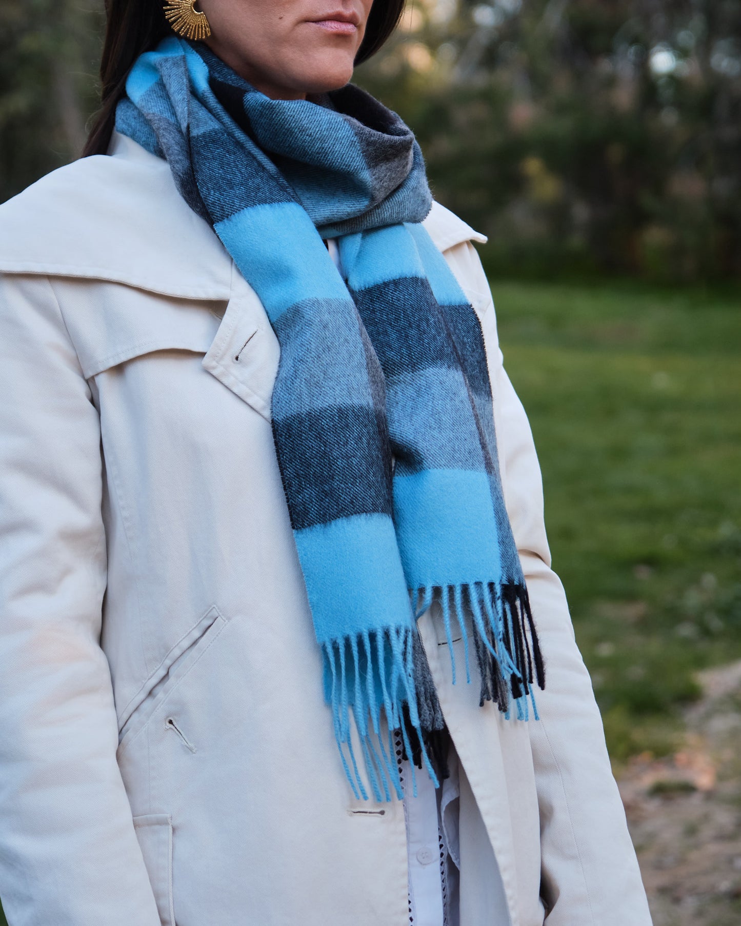 Bufanda buffalo Turquesa