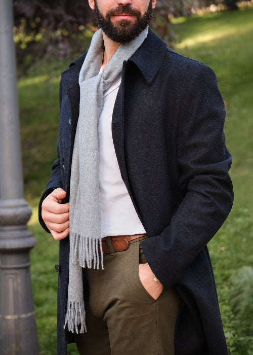 Bufanda lisa Silver Grey