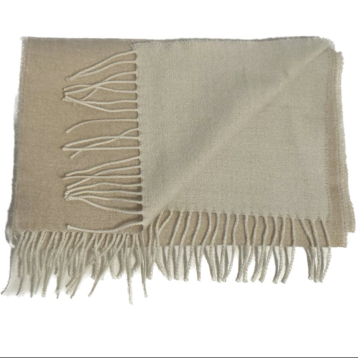 Bufanda DF White & Beige