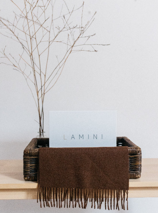 Bufanda lisa Chocolate