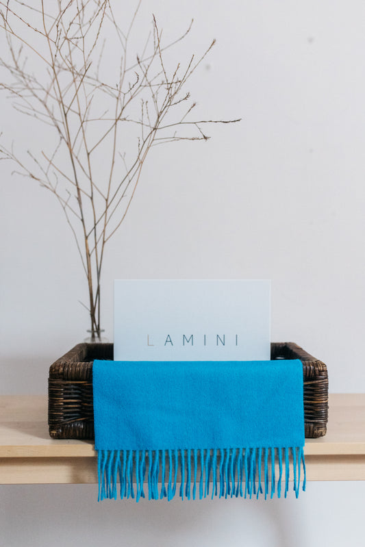 Bufanda lisa Azul Danubio