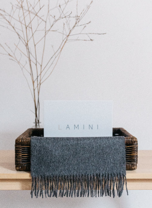 Bufanda lisa Medium Grey