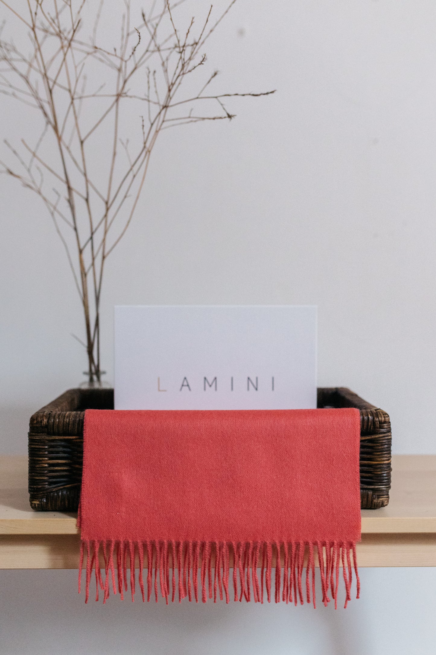 Bufanda lisa Irish Rose