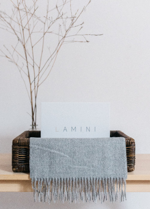 Bufanda lisa Silver Grey