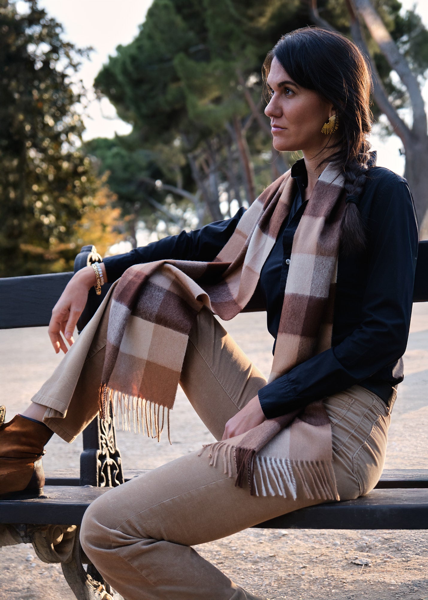 Bufanda buffalo Marrón