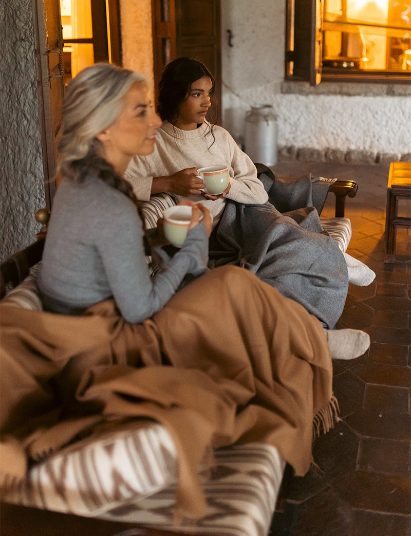 Manta peruana de baby alpaca