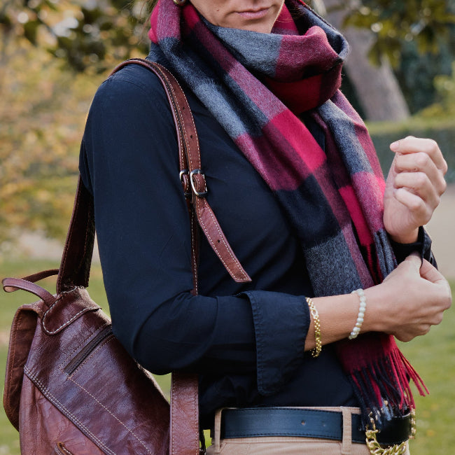 Bufanda buffalo Roja