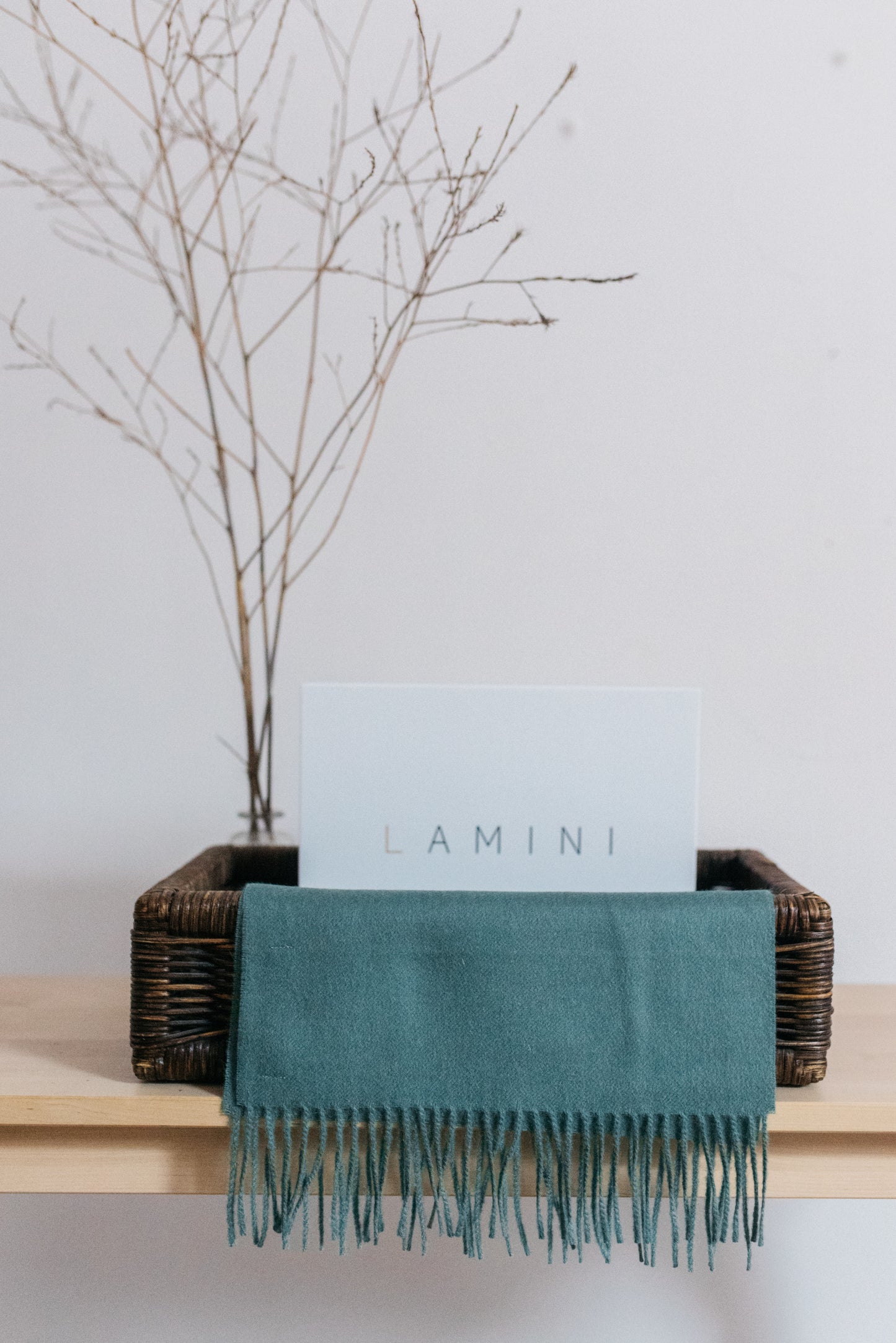 Bufanda lisa Frost Green